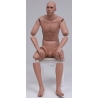 MSA09-ART ARTICULATED SITTING Military Male Mannequin © (without uniform)