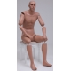 ARTICULATED SITTING Military Male Mannequin MSA09-ART
