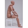 ARTICULATED SITTING Military Male Mannequin MSA09-ART