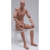 MSA13-ART ARTICULATED SITTING Military Male Mannequin © (without uniform)