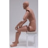 MSA13-ART bendable articulated sitting Military Male Mannequin