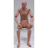 MSA13-ART bendable articulated sitting Military Male Mannequin