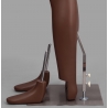 Feet Two Parts African American Mannequin MDP TE 36