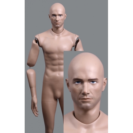 Articulated Military Male Caucasian Mannequin MH TE30