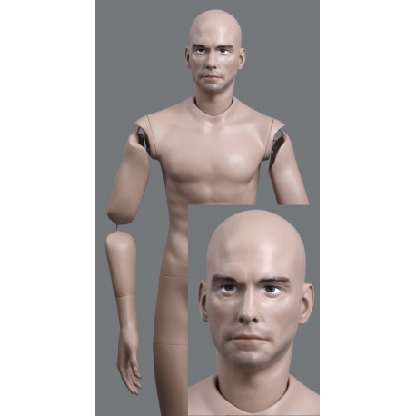 Articulated Military Male Caucasian Mannequin MH TE35 ©