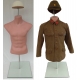 Military Male Half-Body Torso Headless TORHL