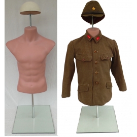 Military Male Half-Body Torso Headless TORHL